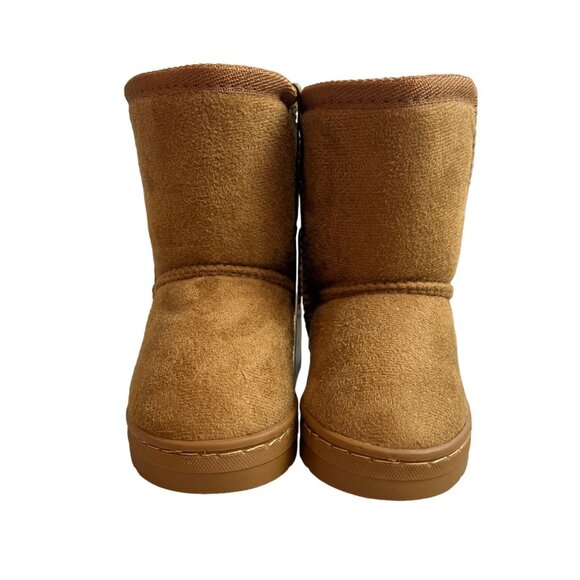 Bebe Toddler Girl's Brown Winter Boots Sz 5 - Picture 2 of 9